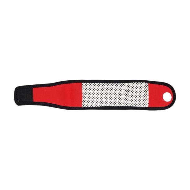 Muñequera para túnel carpiano, muñequera ajustable, muñequera para Fitness, ambos negro rojo