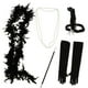 thumbnail image 2 of Paquete de 5 disfraces de los años 20 para mujer, accesorios para fiesta de Charleston Negro, 2 of 9
