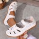 thumbnail image 4 of MKLEKYY Sandalias Ortopédicas para Mujer, Informales, Transpirables, Caladas, Planas, para Uso Diario, Cómodas, Duraderas, para Primavera, Verano y Otoño., 4 of 4