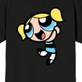 thumbnail image 4 of Powerpuff Girls Bubbles Is The Cute One Crew Neck Short Sleeve Men's Black T-shirt, 4 of 5