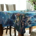 thumbnail image 5 of Yayeee Tablecloths 54" x 72" Rectangle Wrinkle Resistant Party Table Cover, Floral Moon, 5 of 8