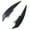 Black, variant on Large Wing Hair Clip for Female Girl Subcultures Hairclip Hair Barrettes Side Clip Formal Side Pin Hair Decoration