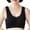 Black, variant on Bras for Women Wireless Bralette Solid Color Lace Splice Tank Top Style Push Up Back Support Everyday Bras Khaki 3XL