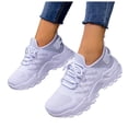 thumbnail image 5 of Rotm Womens Tennis Shoes for Walking Women Walking Shoes Ladies Running Sneakers Breathable Mesh Sports Shoes Casual Lightweight Gym Lace up Sneakers Grey,9.5, 5 of 7