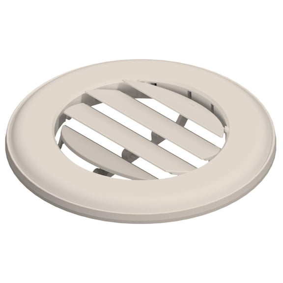 B&B Molders RV CoolVent Adjustable Ceiling Vent, .25 Flange, Oyster