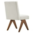 thumbnail image 4 of Modway Lyra Boucle Fabric Dining Room Side Chair - Set of 2 in Ivory, 4 of 10
