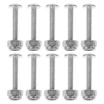 NICEXMAS 10Pcs Foosball Table Supply Screws with Metal Nuts for Easy Assembly