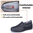 thumbnail image 2 of Men's Casual Loafer Breathe Business Slip On Non-Slip Soft Sole Shoe Comfort Lightweight Driving Travel Walking Flat Gray 6.5 US, 2 of 7
