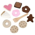 thumbnail image 5 of PopOhVer Pretend Play Plush Baking Food Play Set, Donuts & Pastries, 5 of 9