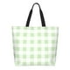 thumbnail image 1 of Disketp Pistachio Green Checkboard Bolsa Tote Estampada para Mujer, Bolso de Hombro y de Mano para Compras y Viajes, 1 of 8