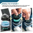 thumbnail image 4 of Cateissary 6 pack/lote, neutralizador de olores de carcasa de plástico, resistente a impactos, filtro neutralizador de olores fácil de usar Electrodomésticos, 4 of 6