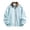 Light Blue, variant on Men's Solid Color Outdoor Sports Casual Jacket with Pocket & Zipper, Beige, Size L