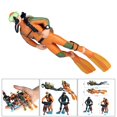 thumbnail image 4 of 2xminiatura Diver Modelo Aventura Decoración Fish Tank Accessories Style 3 SM SunniMix Figura de acción, 4 of 8