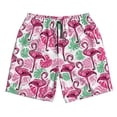 thumbnail image 5 of Goofa Flamingo Printed Mens Swim Trunks Summer Quick Dry Short Beach Swimwear Bathing Suits-Large, 5 of 9