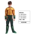 thumbnail image 1 of Disfraz de superhéroe de MARVEL para niños, spiderman, Capitán América, iron man, Pantera, Thor, ropa muscular para Halloween, 1 of 4