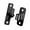 2 black, variant on Upgrades Heavy Duty Steel Hinges Wooden Fence Hinges for Farm & Garden gate