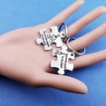 thumbnail image 5 of Best Friends Keychain Set Friendship Gift Winnie The Pooh Piglet Gift Winnie The Pooh Jewelry Puzzle Keychain Couple Gifts, 5 of 5