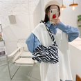 thumbnail image 2 of CNKOO Daily Animal Pattern Underarm Bag Plush Lady Shoulder Purse Large Capacity Totes( Brown), 2 of 11