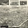 thumbnail image 4 of HISTORIX 1912 Asheville North Carolina Vintage Map Poster Wall Art Print, 24 x 36 Inch, 4 of 7