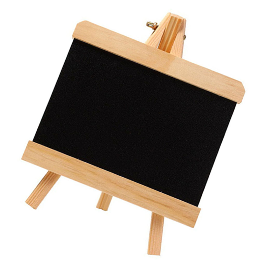 Mini Wooden Chalkboard with Easel 5in