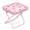 Pink, variant on 2-in-1 Folding Stool with Storage Pouches, Heavy Duty Portable Camp Chair and Padded Handbag, Compact Travel Seat for Concerts, Commuting, and Outdoor Waiting