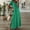 60#Green, variant on Women's Fashion Crewneck Loose Half Sleeve Solid Knee-length Dress with Great Elasticity for Women, Spring, Summer, Winter, Suitable for Casual, Party, Stylish Fashionable