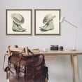 thumbnail image 2 of Stupell Industries Rustic Cowboy Boots Beauty & Fashion Drawing Brown Floater Framed Canvas Art Print Wall Art, 25 x 25, Set of 2, 2 of 9