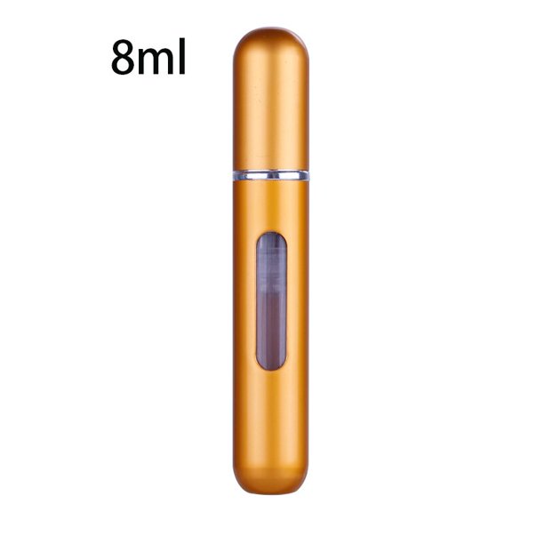 Botella de Spray portátil para cosméticos, minibotella de Perfume recargable, atomizador, contenedor de viaje, 5ml, 8ml