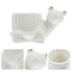 thumbnail image 3 of Maceta para suculentas con forma de tortuga, color blanco, para el hogar, 3 of 5