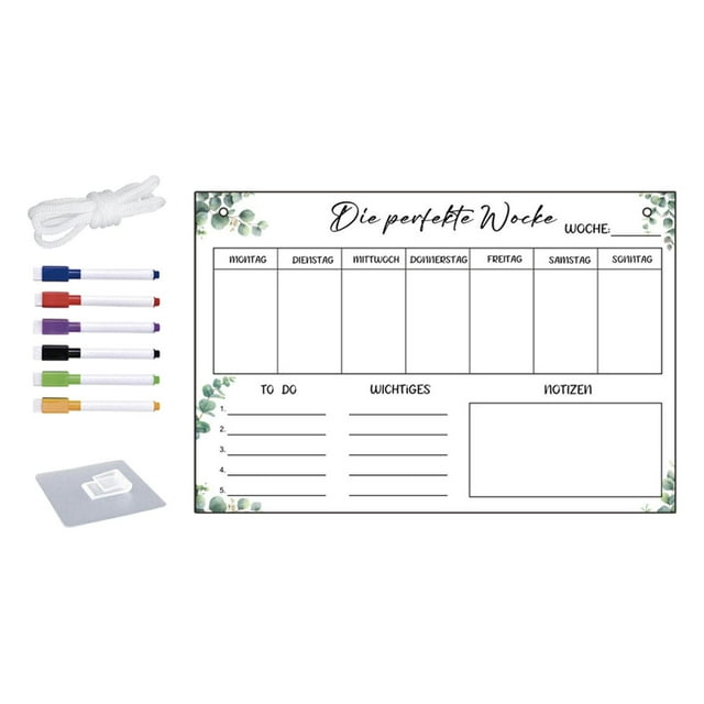 VONKY Board Calendar Sticker for Important Activities style Dates D Refrigerator Style B