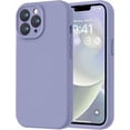 thumbnail image 1 of Silicona Premium, Protección de Cámara, a Prueba de Golpes. Gris Lavanda. para iPhone 13 Pro Max 6.7", 1 of 7