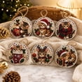 thumbnail image 4 of Christmas DIY Diamond Art Hanging Ornaments, 6-Piece Christmas Craft Kit with Sparkling Tree Pendants for Holiday Home Decor and Handmade Gifts, 4 of 7