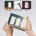 thumbnail image 4 of Mountain Moon Switch Cover Decorative Wall Plate 3-Gang Standard Size, 4 of 5