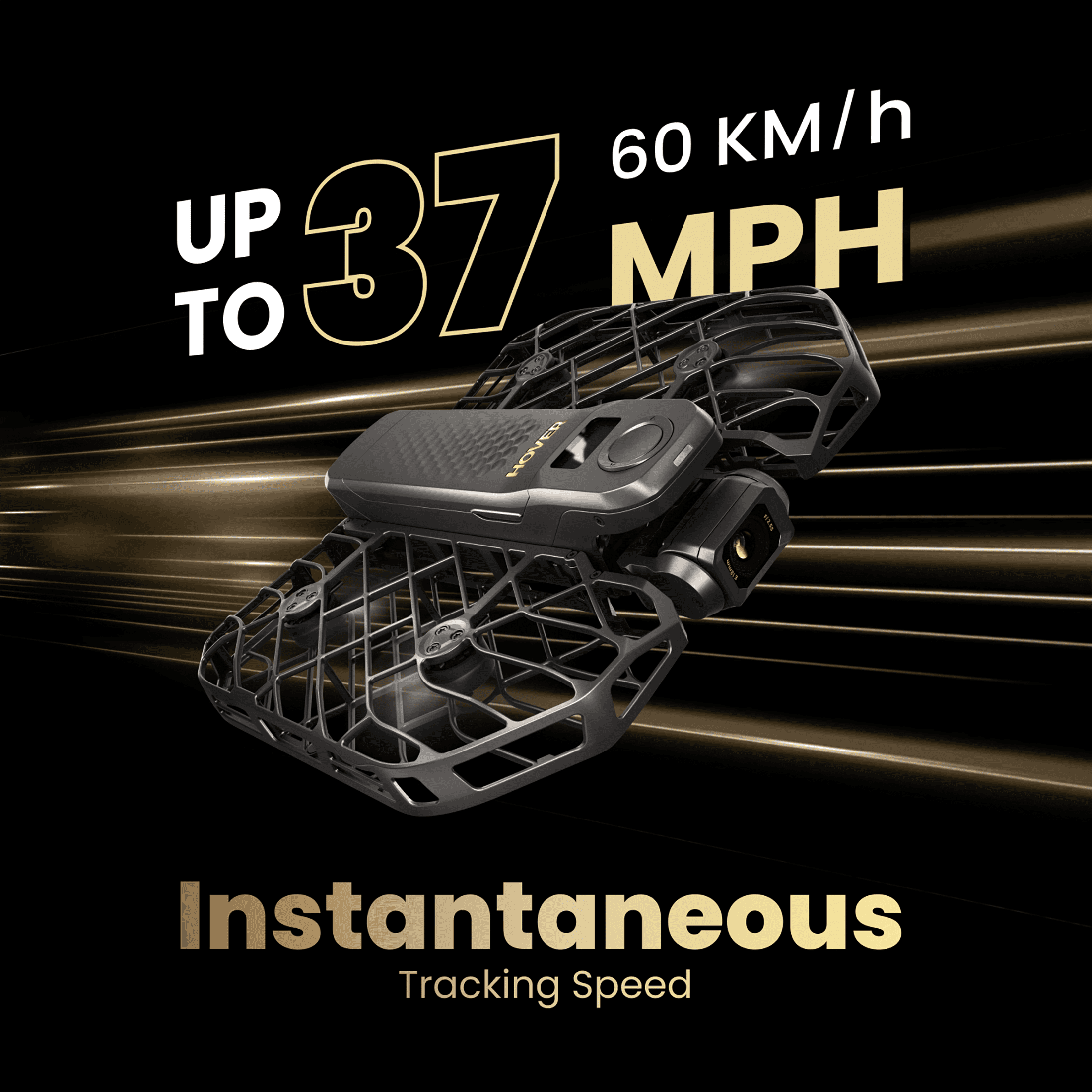 HOVERAir X1 PROMAX 8K Action Flying Camera, Foldable Drone with AI Follow, Palm Launch, 2-Axis Gimbal for Outdoor Vlogging (Cycling Combo)