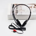 thumbnail image 2 of Injueey Auriculares de 3,5 Mm con cable y micrófono con cancelación de ruido, auriculares ligeros para ordenador portátil, PC y escuela para niños Teléfono y Comunicación, 2 of 6