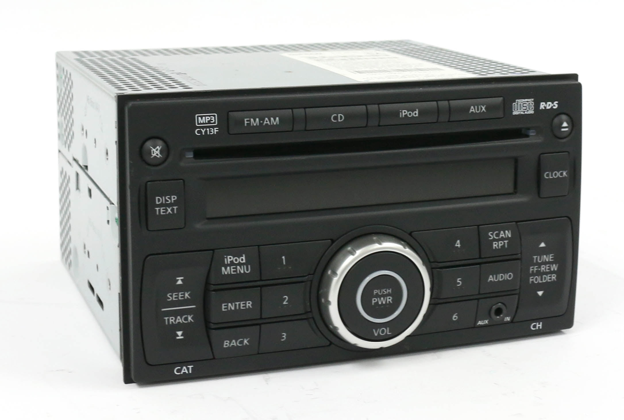 Restored 2010-12 Nissan Sentra Radio AM FM CD Aux Input 28185ZT50A ID CY13F (Refurbished)