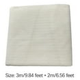 thumbnail image 1 of Non-Slip Carpet Pad - Thin Mesh Rug Gripper for Hardwood Floors, PVC Anti-Slip Mat for Area Rugs & Furniture, White 150x150cm, Protects Floors & Reduces Noise, 1 of 1
