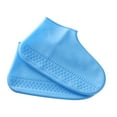 thumbnail image 3 of Fundas de silicona para zapatos, impermeables, para exteriores, interiores, camping, suaves, para botas de lluvia Color Azul L, 3 of 9