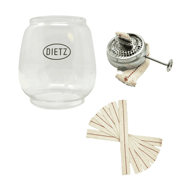 Light Of Mine Replacement Globe, Burner, and Wick (Air Pilot)