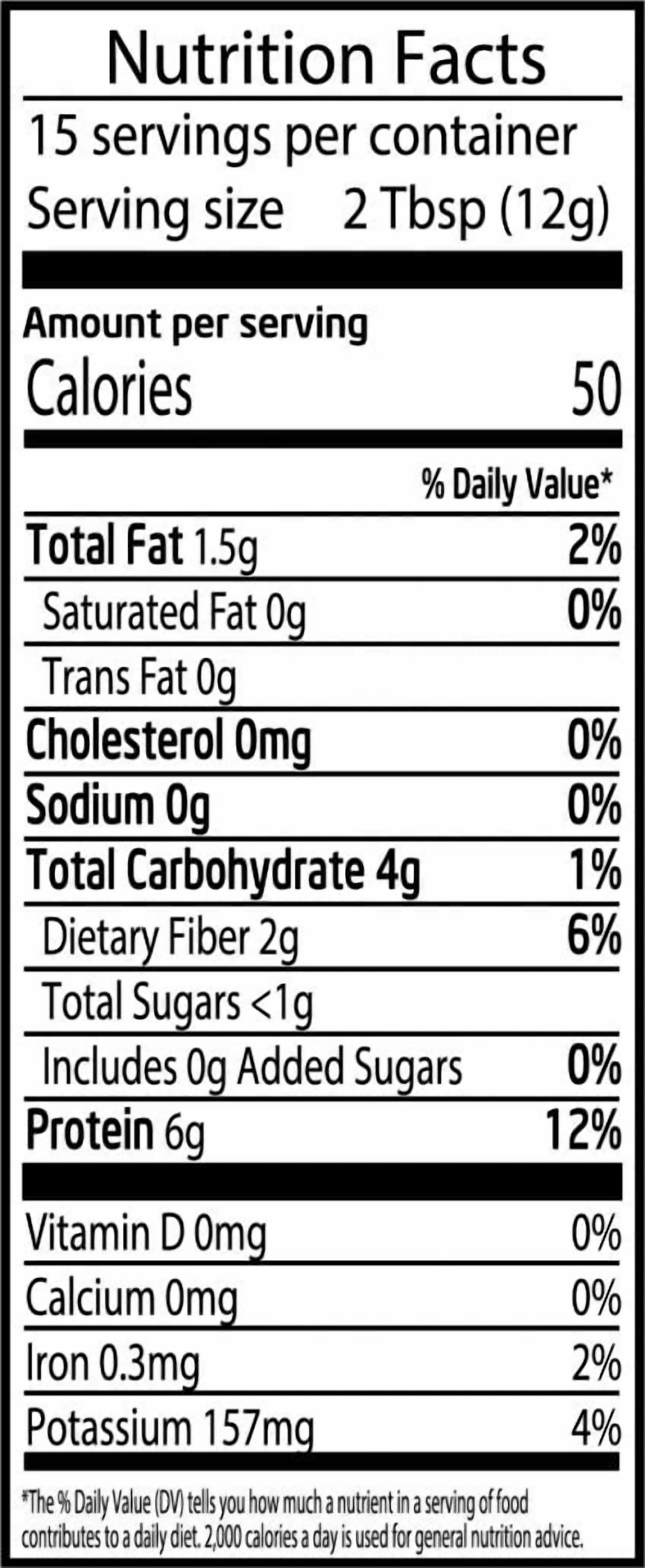 (2 pack) Crazy Richard's High Protein Peanut Butter Powder, 6.5oz Jar