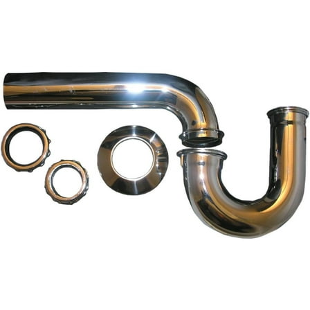 Larsen Supply #03-3503 1-1/2x1-1/4 Chrome P Trap