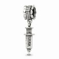 thumbnail image 1 of Fancy Bead White Sterling Silver Themed 27.27 mm 5.45 Reflections Syringe Dangle Bead, 1 of 2