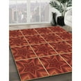 thumbnail image 2 of Ahgly Company Indoor Rectangle Patterned Grapefruit Red Area Rugs, 2' x 4', 2 of 6