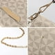 thumbnail image 3 of Bolso pequeño cuadrado a cuadros con estampado retro de moda, bolso bandolera versátil con cadena de un solo hombro blanco, 3 of 5