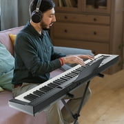 SUGIFT 88 Key Digital Piano Keyboard Semi-Weighted Piano Keyboard 88 Keys with Bluetooth, Piano Pedal, Stand, Carrying Case, and Headphones