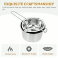 thumbnail image 6 of 3pcs 1 Set Double Boiler Pot Set 1200ml Wax Melting Pot With 2800ml Stainless Steel Pot With Silicone Spatula Candle Wicks For Candle Making, 6 of 7