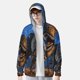 thumbnail image 2 of Fotbe Starry Night Charging Dinosaur Chaqueta con Protección Solar UPF 50+ para Hombre y Mujer, Camisa con Capucha y Bolsillos-Small, 2 of 7