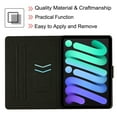 thumbnail image 5 of Allytech iPad 10th Generation Case 10.9 inch, iPad 10.9 inch Case Cover 2022, PU Leather Marble Pattern Auto Wake/Sleep Shockproof Folio Stand Women Men Case for iPad 10.9" 10th Gen, Blue Marble, 5 of 7