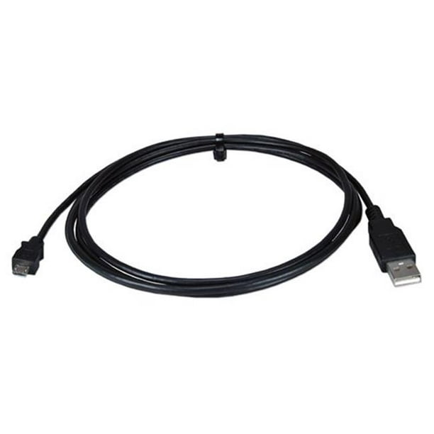 QVS - Câble USB - USB (M) à Micro-USB Type B (M) - USB 2.0 - 2.1 A - 16,4 ft - Noir
