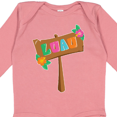 thumbnail image 4 of Inktastic Luau Sign Boys or Girls Long Sleeve Baby Bodysuit, 4 of 5